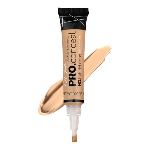 NEW L.A. Girls Pro Conceal High-Definition CONCEALER Creamy Beige GC973 Tube - Picture 1 of 12